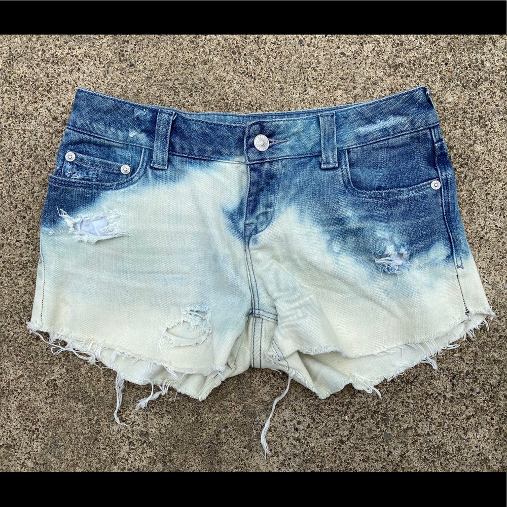 Bleached Jean Shorts